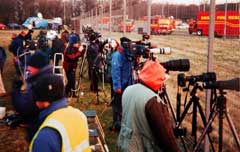 Stansted Hijack, 2000. First cameraman on scene ~ HVC